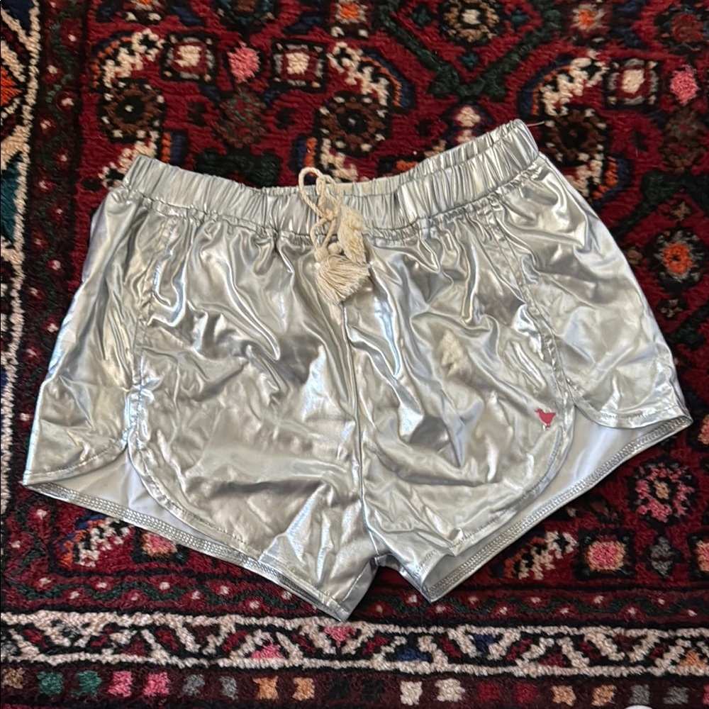 Pink Chicken Silver Dolphin Shorts Size 10